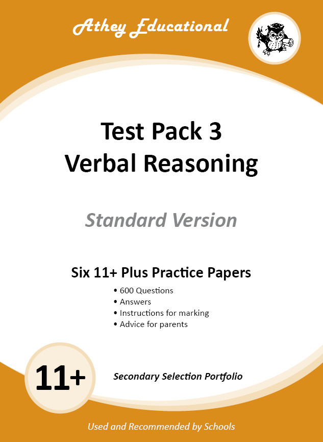 Test Pack 3 - Verbal Reasoning - STANDARD VERSION