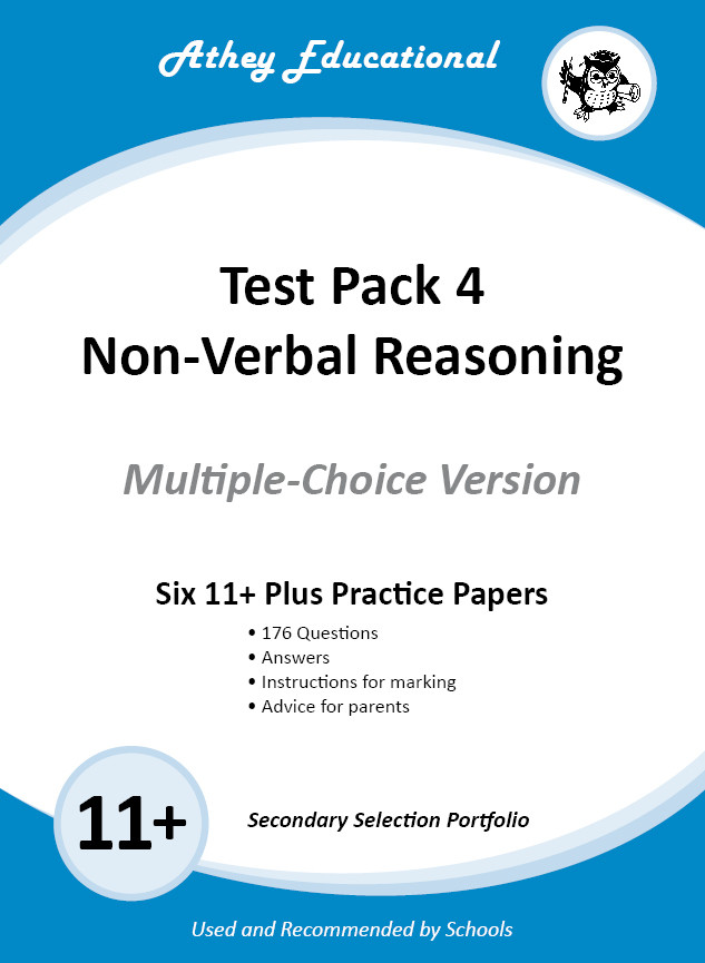 Test Pack 4 - Non Verbal Reasoning - MULTIPLE CHOICE VERSION
