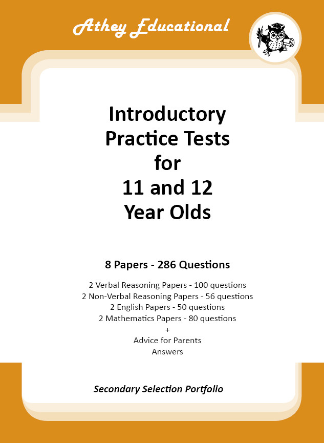 Introductory Practice Tests for 11 &amp; 12 Year Olds