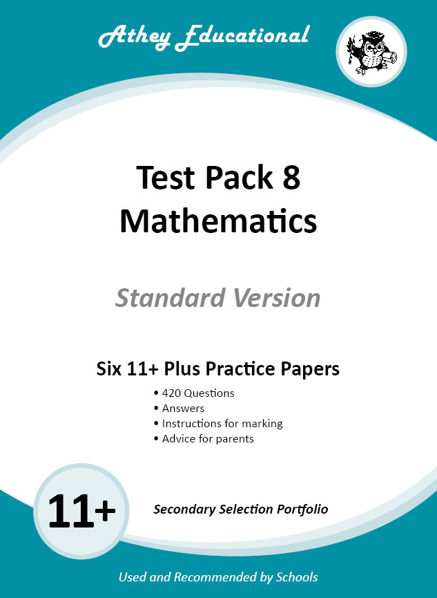 Test Pack 8 - Mathematics - STANDARD VERSION