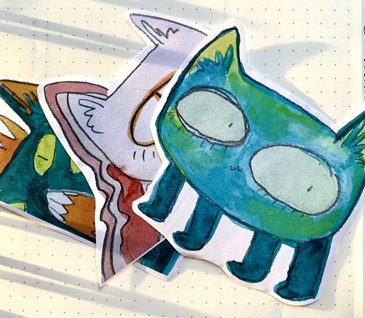 Large Cat Paper Sticker