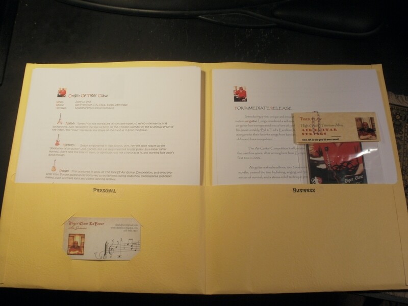 Tiger Claw Promotional Press Kit
