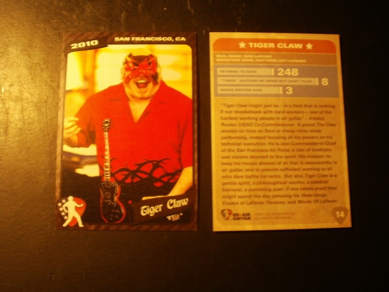 Tiger Claw Hall of Fame Trading Card