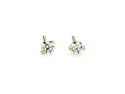 Niessing Princess Ohrstecker mit Brillant 0,08ct in Gelbgold Nie-Ohrs-Princess-0,08ct-CY