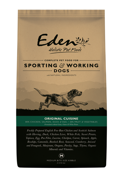 Eden 80/20 Original Working and Sporting Dog Food 15kg