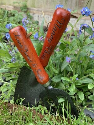 Engraved Gardening tools