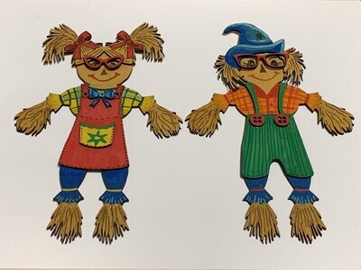 DIY Scarecrow People (complete With Pen Or Paints)