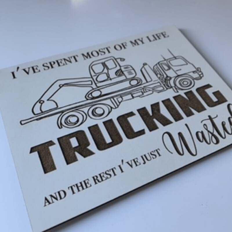 DIGITAL LASER FILE - 5x I've spent my life plaques SVG/DXF