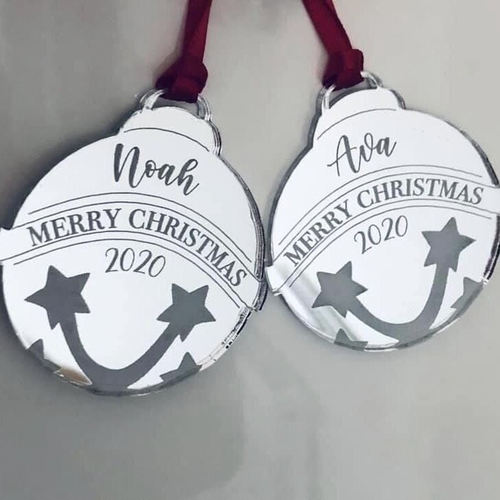 DIGITAL LASER FILE -  Santa's Sleigh bell SVG/DXF