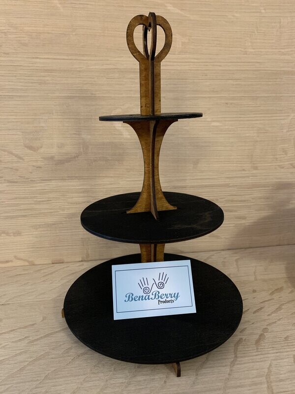 DIGITAL LASER FILE - 2x Cake stands SVG/DXF