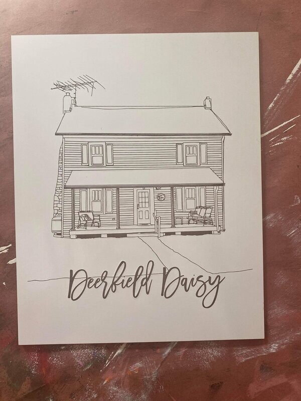 DIGITAL FILE - Hand Drawn / Traced Sketch / Drawing - ready for ETCHING