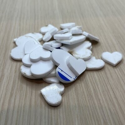 White heart bundle - 18 pack