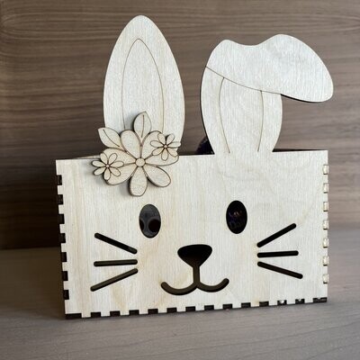 DIGITAL LASER FILE - Bunny Box- SVG/DXF