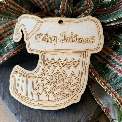 Children's hand drawn ornaments