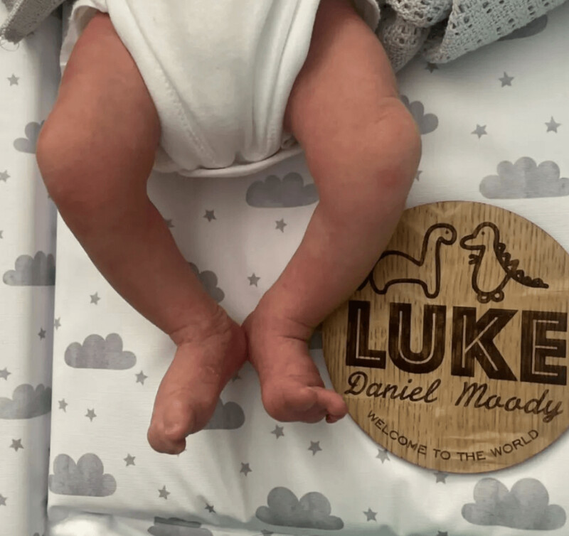 Baby Announcement plaque