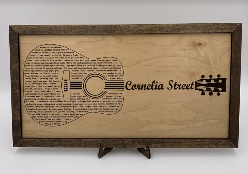 DIGITAL LASER FILE - Music Design complete with custom song - SVG/DXF files