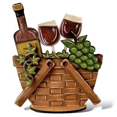 DIY Interchangeable Wine themed basket Filler