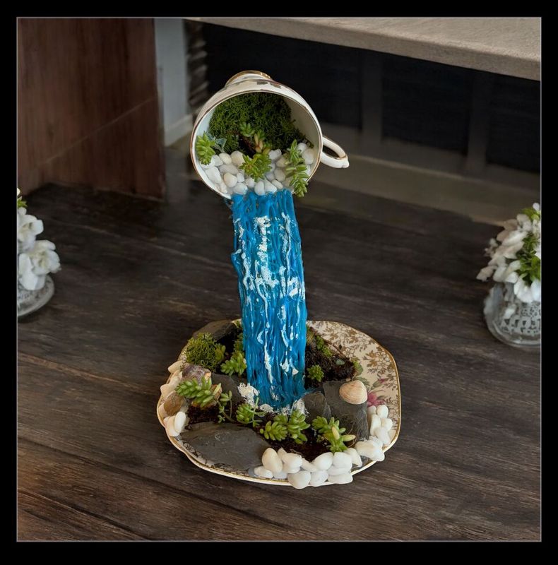Teacup Succulent Waterfalls Teacup Succulent Waterfalls