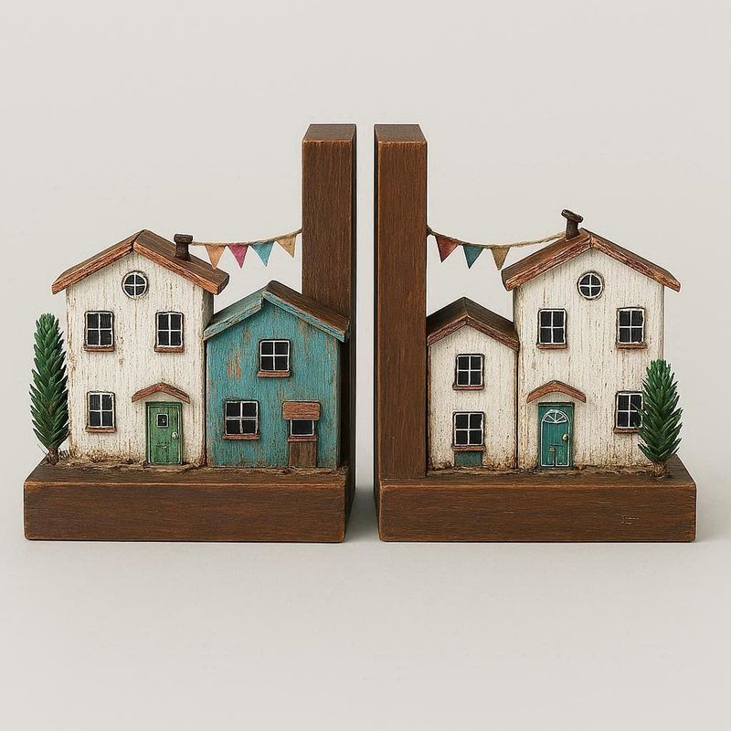 Cottage Bookends
