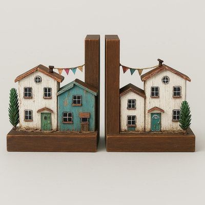 Cottage Bookends