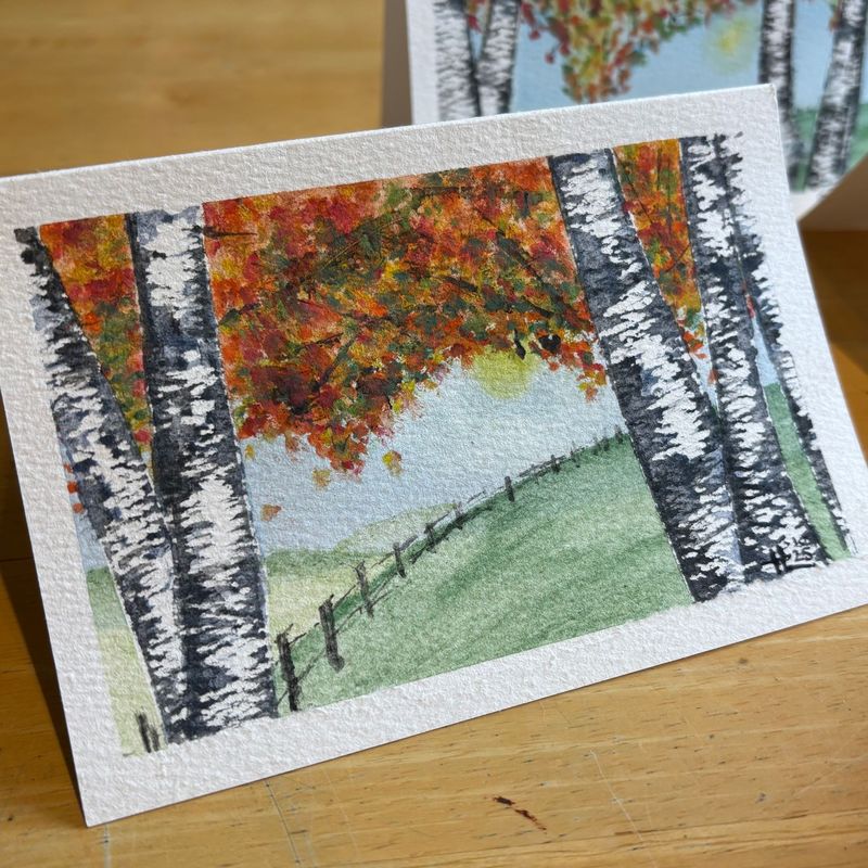 Mindful Thursday Art Sessions Autumn Birch