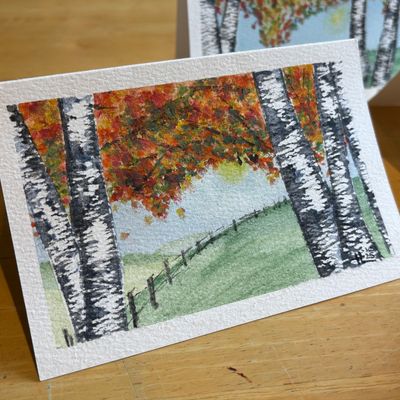 Mindful Thursday Art Sessions Autumn Birch