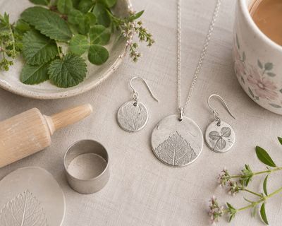 Silver Clay Botanical Jewellery - By Allie Mary Designs Silver Clay Botanical Jewellery - By Allie Mary Designs