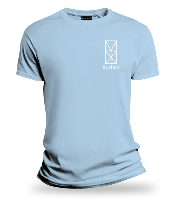 Baby Blue Rushed T-Shirt