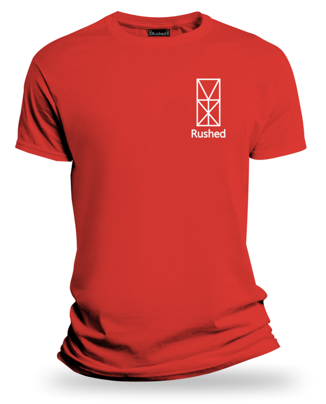 Red Rushed T-Shirt