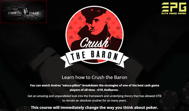 UPSWING CRUSH THE BARON FOR CHEAP - PREMIUM POKER COURSES CHEAP