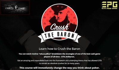UPSWING CRUSH THE BARON FOR CHEAP - PREMIUM POKER COURSES CHEAP
