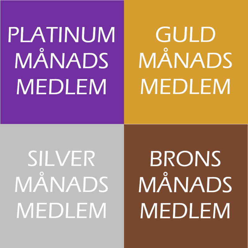 MÅNADS MEDLEM (12 månaders avtal, Månadsbetalning)