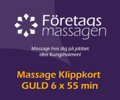 MASSAGE KLIPPKORT FRISKVÅRD 850kr/massage (4st massage)