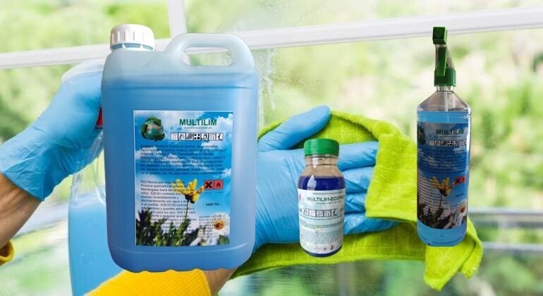 MULTILIM-ECOPACK (limpia vidrios y multilimpiador para todo tipo de superficies) 250ML.
