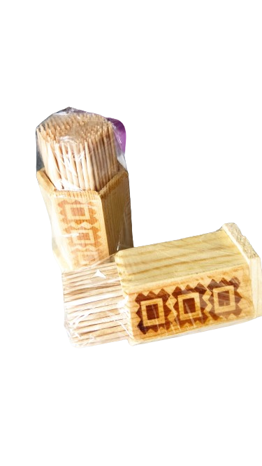 Palillero de madera con palillosMONDIS