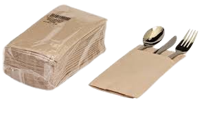 Servilleta canguro 2 capas natural, caja de 20 paquetes de 30 servilletas