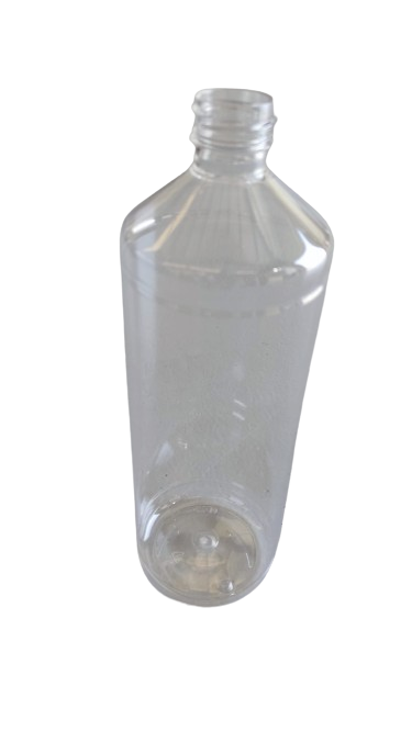 BOTELLA PET MEDICIN TALL 1000ML. TRANSP.