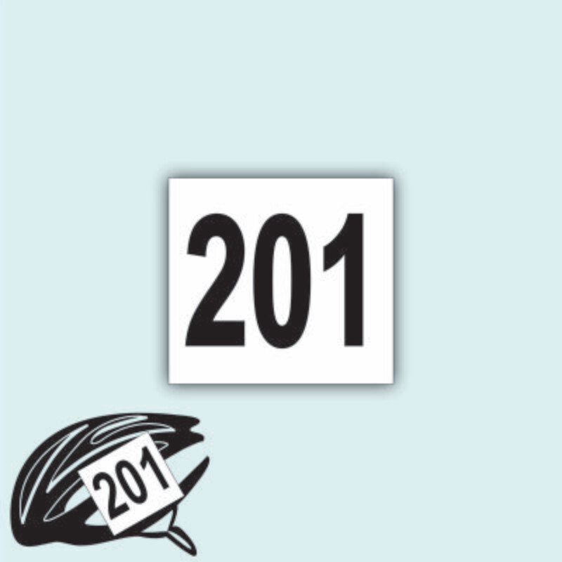 Numeri da Casco Serie DA 201 A 300 cm 12 x 11