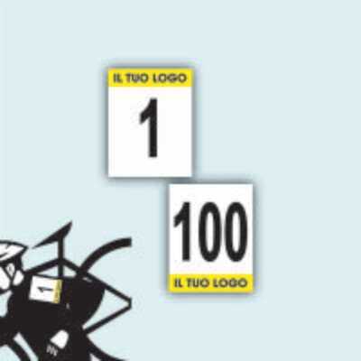 Numeri da Spalla Personalizzati Serie DA 1 A 100