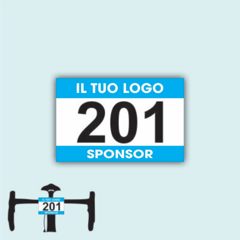 Numeri Frontali Strada Personalizzati Serie DA 201 A 300