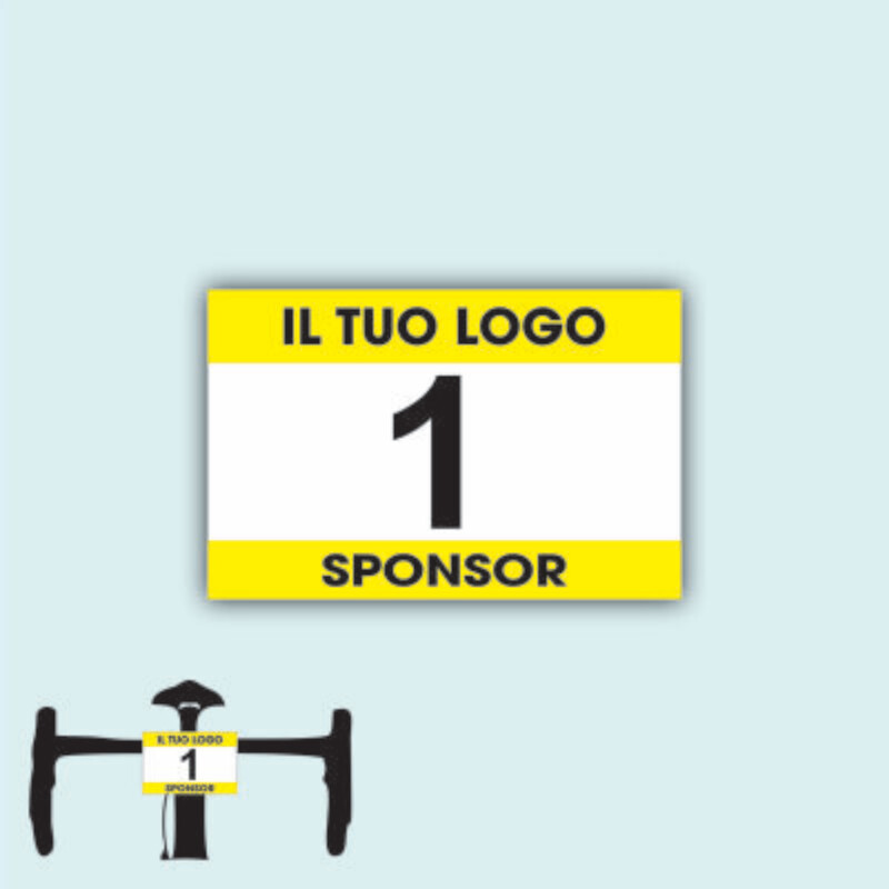 Numeri Frontali Strada Personalizzati  Serie DA 1 A 100