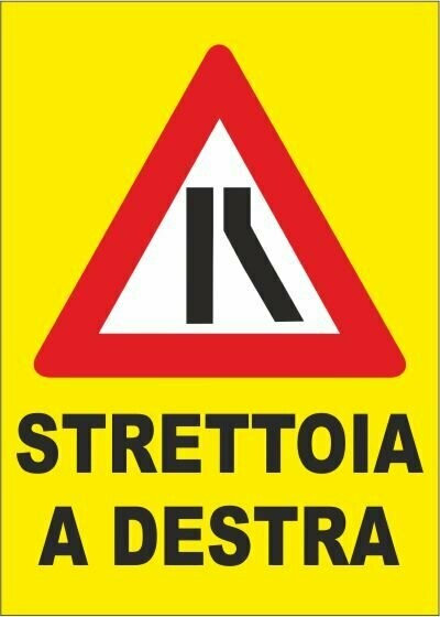 Strettoia a Destra