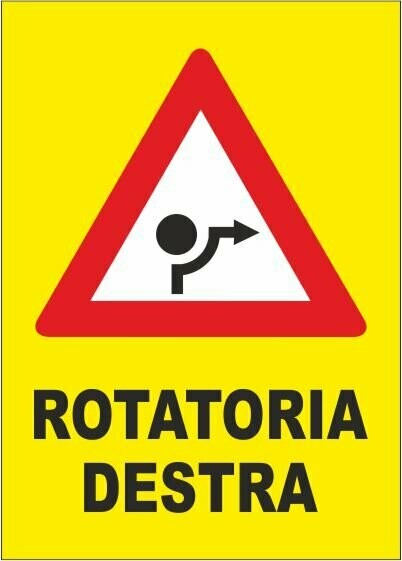 Rotatoria Destra per  90°