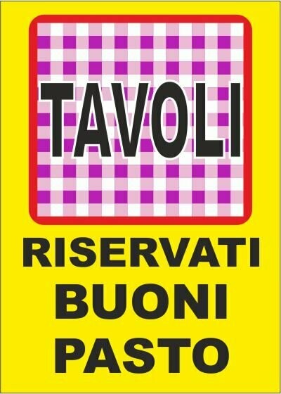 Tavoli Riservati Buoni Pasto