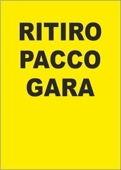Ritiro Pacco Gara