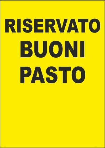 Riservato Buoni Pasto