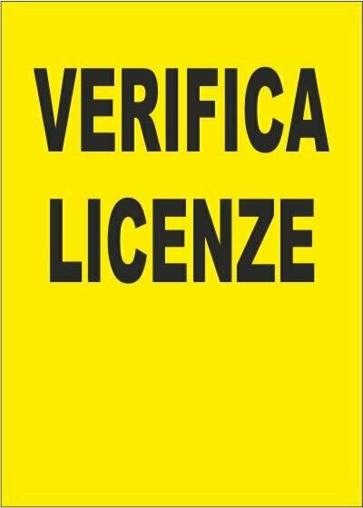 Verifica Licenze