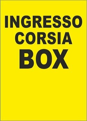 Ingresso Corsia Box
