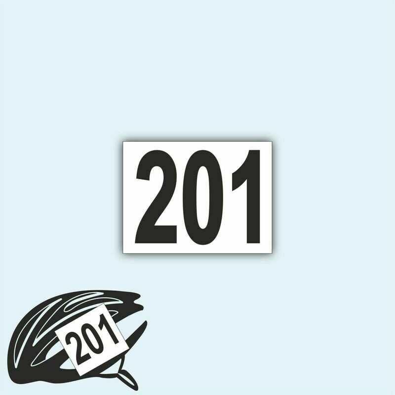 Numeri da Casco Serie DA 201 A 300 cm 10 x 8