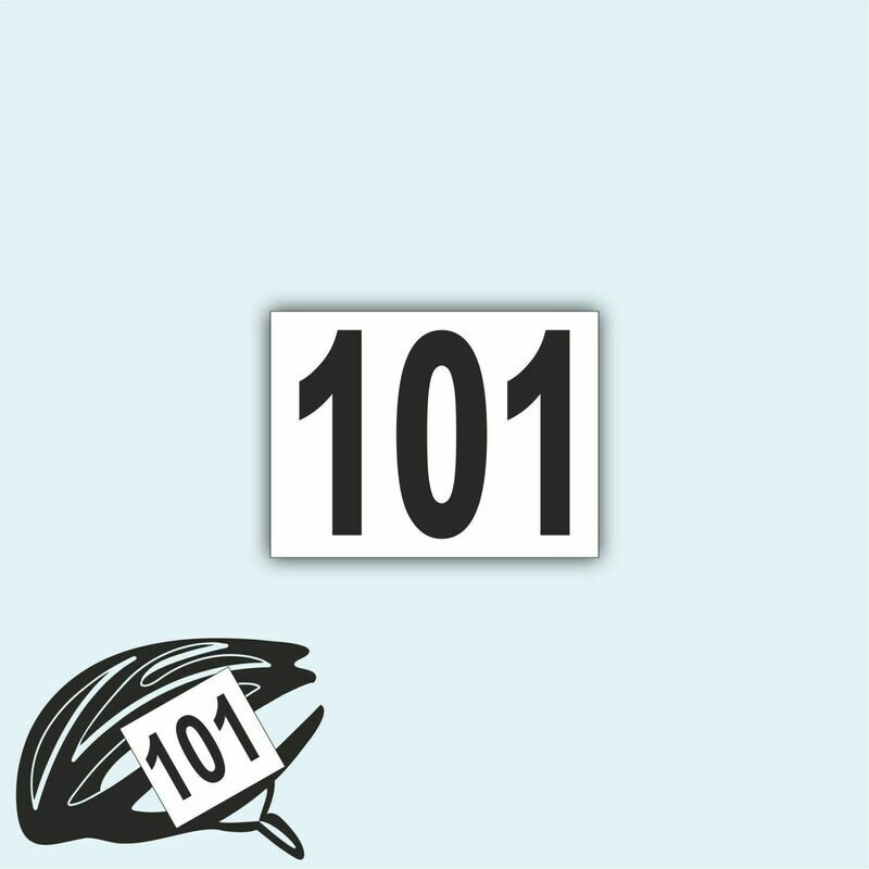 Numeri da Casco Serie DA 101 A 200 cm 10 x 8